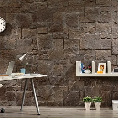 Modern ofis tasarımlarının vazgeçilmez ürünü dekoratif kültür taşı kaplama petra modelimiz