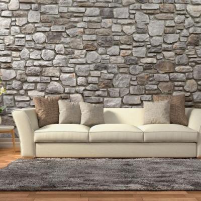 Modern iç mekanlarda Rupe Kul serisinin karakteristik duvar kaplama duruşu